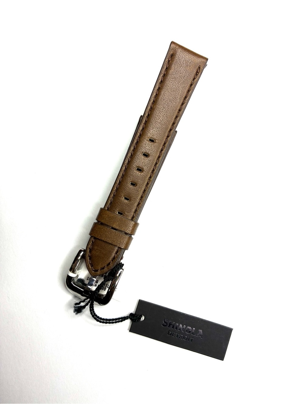 Shinola Detroit Brown Leather Watch Strap (Brand New with Tags) 18mm
